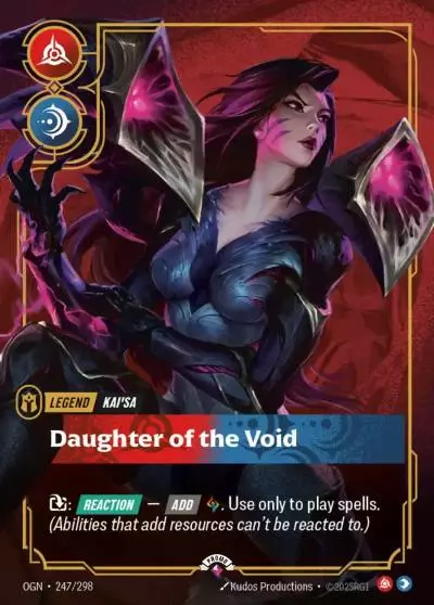 Kai’Sa Daughter of the Void - OGN-247-p - Promotional Cards - Riftbound card